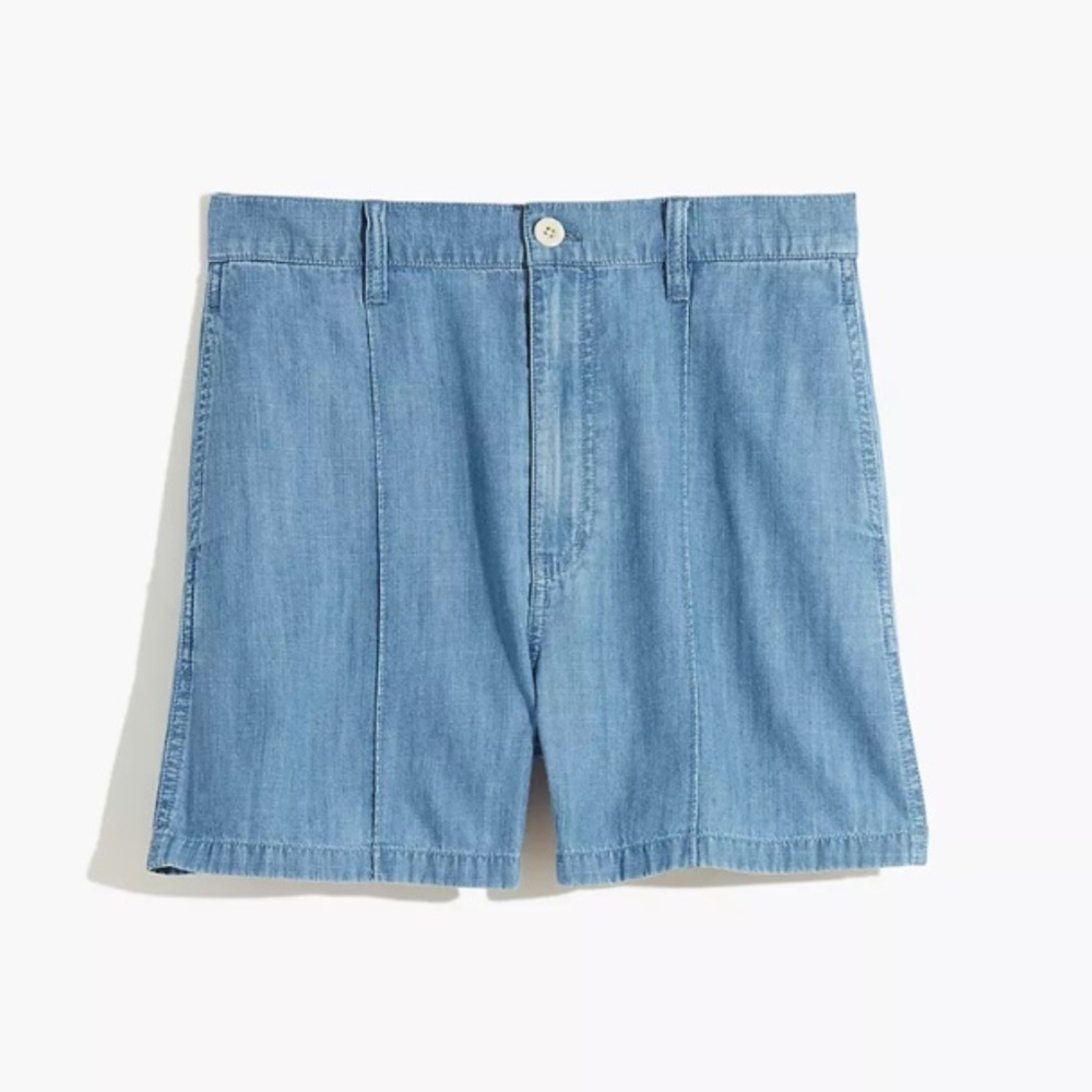 Madewell Pintuck Denim Shorts